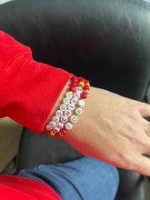 Load image into Gallery viewer, Chiefs Bracelet Stack

