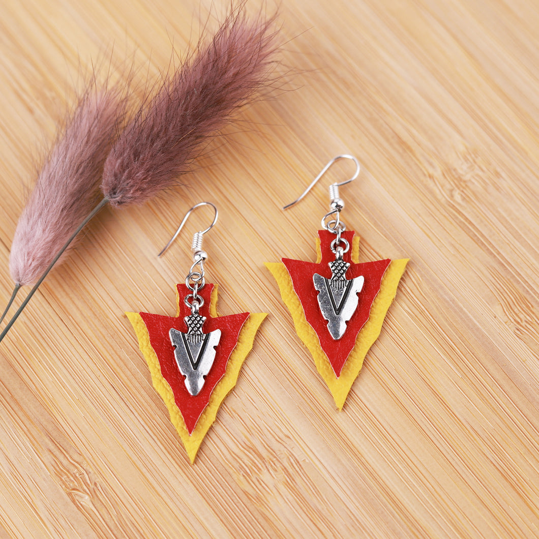 Red and Yellow Arrowheads
