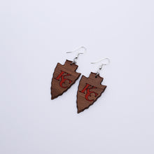 Load image into Gallery viewer, Large Wood KC Chiefs Arrowheads
