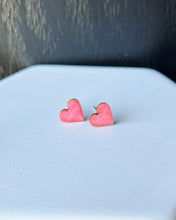 Load image into Gallery viewer, Mini Pink Heart Studs
