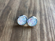 Load image into Gallery viewer, Clear Druzy Studs | Druzy Studs | FH&amp;L Creations
